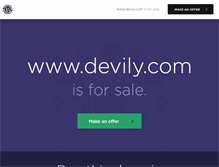 Tablet Screenshot of devily.com